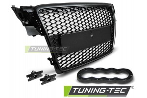 Решетка радиатора AUDI A4 S4 (B8/8K) 07-11 RS LOOK Black